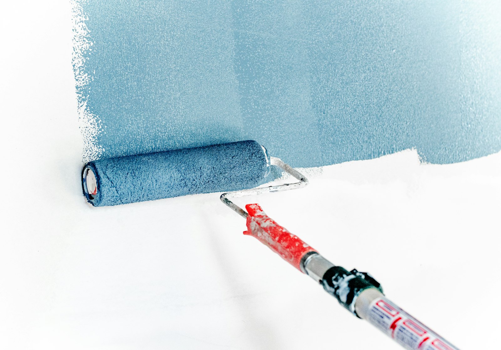 Interior painting and decorating with white walls